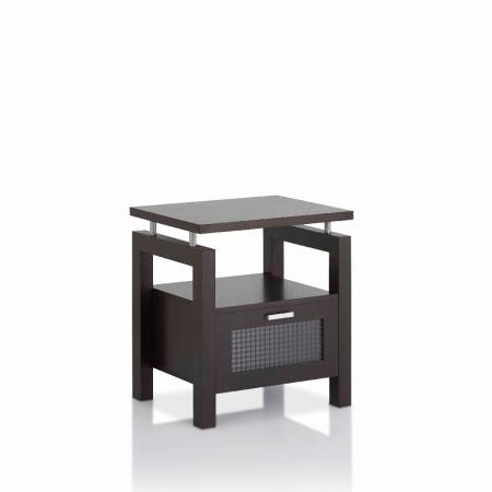 Odkládací stolek ve tvaru slunečníku.